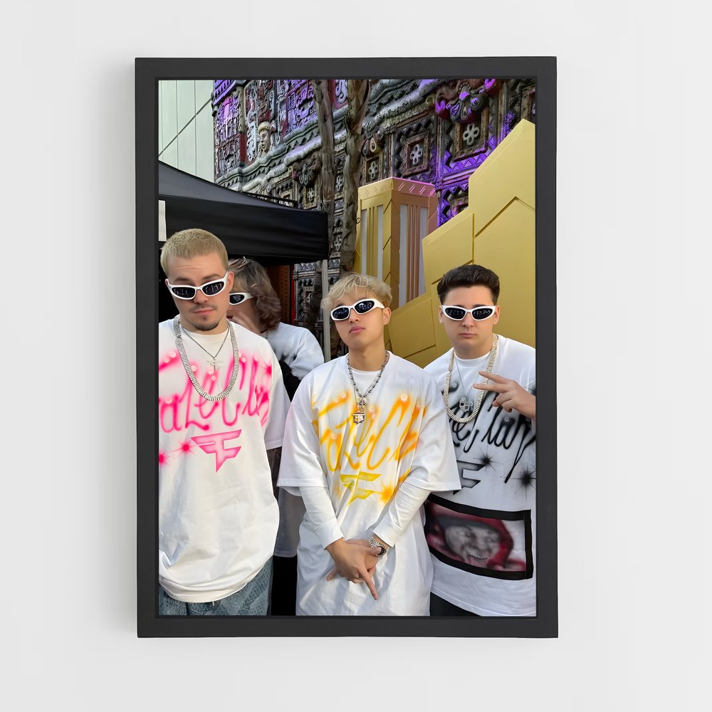Poster Faze Crew – affiche Esports (vue 2)